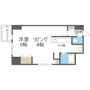 パークヒルズ豊平11【501号室】の間取り
