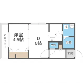 プリシードI【3階】の間取り