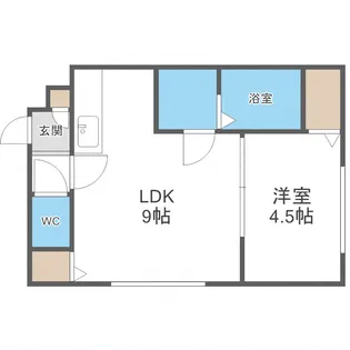 ロコベルソ月寒東【2階】の間取り