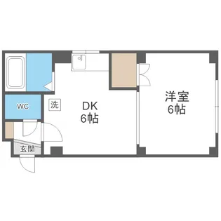 ツインスターアベニュー【105号室】の間取り