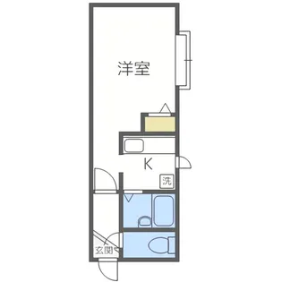 クリエイト旭町A【2階】の間取り