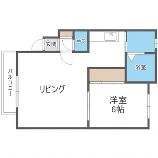 コンフォート南24条【2階】の間取り