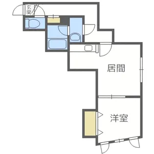 LEE VILLAGE本通(リーヴィレッジ)【102号室】の間取り
