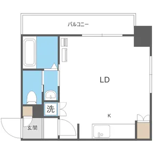 円山シャトー桂和医大前【5階】の間取り