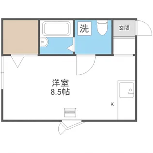サンホーム館7丁目A棟【201号室】の間取り