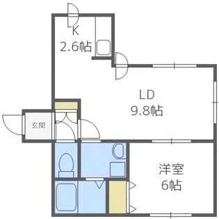NORD FIUME南7条【3階】の間取り