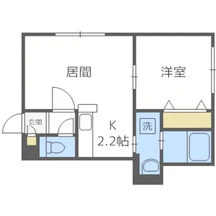 パシフィックヒルズ平岸【3階】の間取り