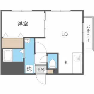 CRARIS中の島(クラリス中の島)【3階】の間取り