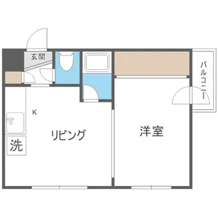 セントパーク【402号室】の間取り