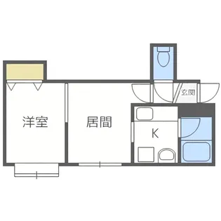 STコート東札幌【201号室】の間取り