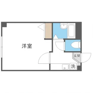 1Kの間取り画像