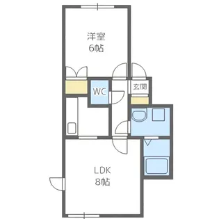 アイランド26【2階】の間取り