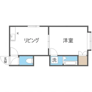 エミネンス栄通【202号室】の間取り