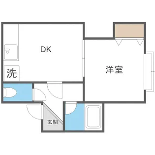 アークコート南郷3丁目・I【302号室】の間取り