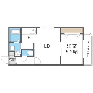 live well6−5(リヴウェル6-5)【103号室】の間取り