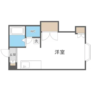 メゾン・ド・EBA菊水【206号室】の間取り