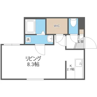 フォート・デルッシ【101号室】の間取り