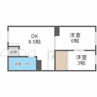 内藤パレス【203号室】の間取り