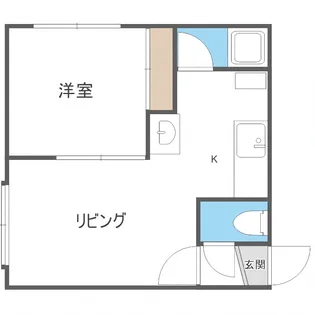 プライムハウス澄川壱番館【2階】の間取り