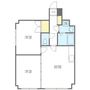 プログレスコート弐番館【202号室】の間取り