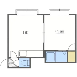 ロイヤルミレイ【306号室】の間取り