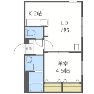 cocoLu(ココル)【3階】の間取り