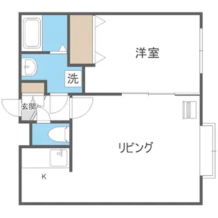 プレミエール南13条【403号室】の間取り
