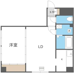 プレジール22【201号室】の間取り