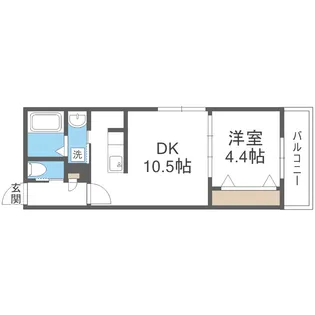 プルミエ福住【4階】の間取り
