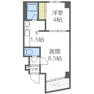 セトル豊平3.1【4階】の間取り