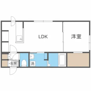Aster月寒西Ⅱ【4階】の間取り