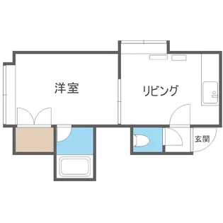 第22森宅建マンション【102号室】の間取り