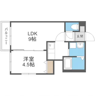 ル・ファールN3【4階】の間取り