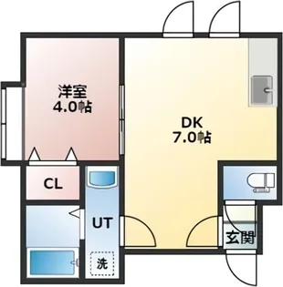 Long Wood (ロングウッド)【3階】の間取り