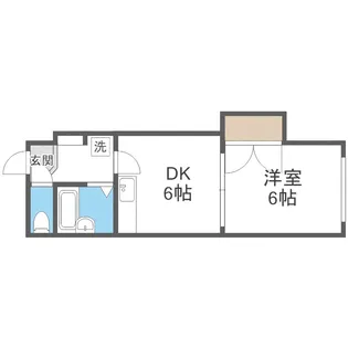 カサデ南郷【302号室】の間取り