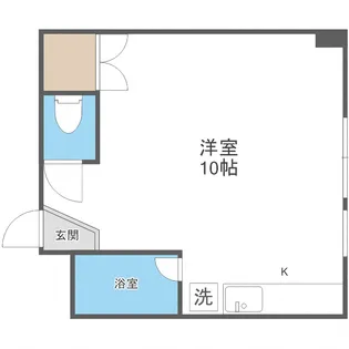 Louvre豊平(ルーヴル豊平) (旧グランドホームMK)【212号室】の間取り