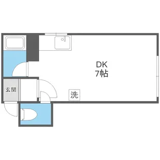 マリオンビスタ美園【303号室】の間取り