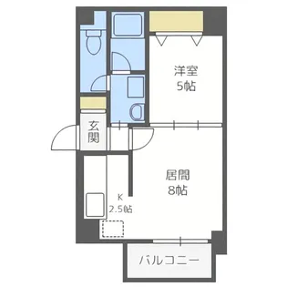 アプフェル美園【4階】の間取り