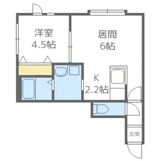 プレシャス12番館【103号室】の間取り