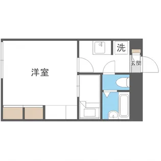 YC北郷【1階】の間取り