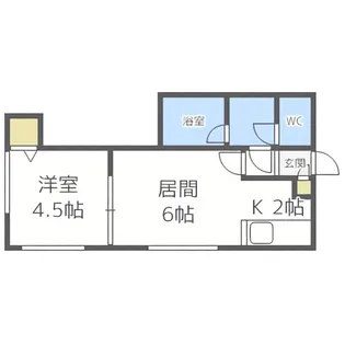 カルムプラッツ【2階】の間取り