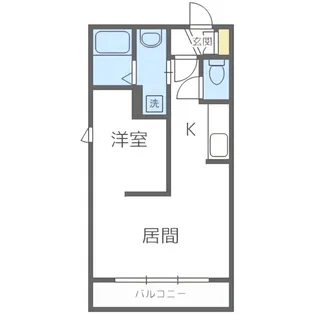 オリエントコート学園前【1階】の間取り