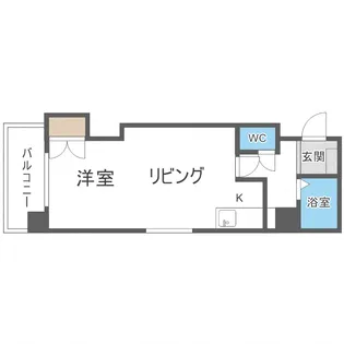 コメンスNO.1【306号室】の間取り