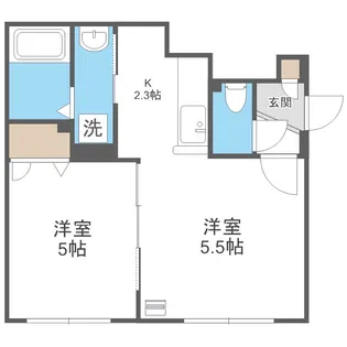グレース・コート【201号室】の間取り