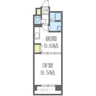 FLAT-A【2階】の間取り
