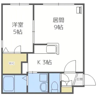 angelot HIRAGISHI(アンジュロ平岸)【4階】の間取り