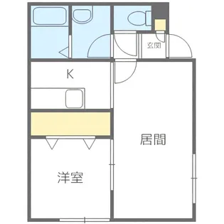フェリーチェ福住(フェリーチェフクズミ)【2階】の間取り