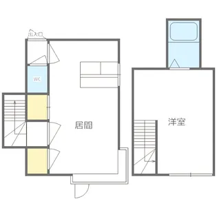 リバーサイド澄川【101号室】の間取り