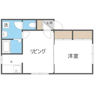 ラメール西線8条【2階】の間取り