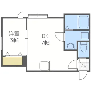 パークソレイユ【103号室】の間取り
